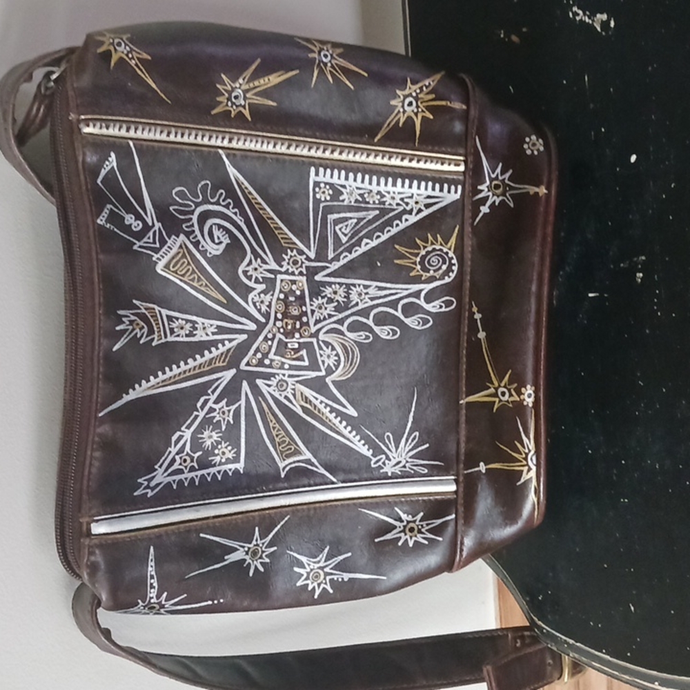 Gorgeous HAND PAINTED PURSE